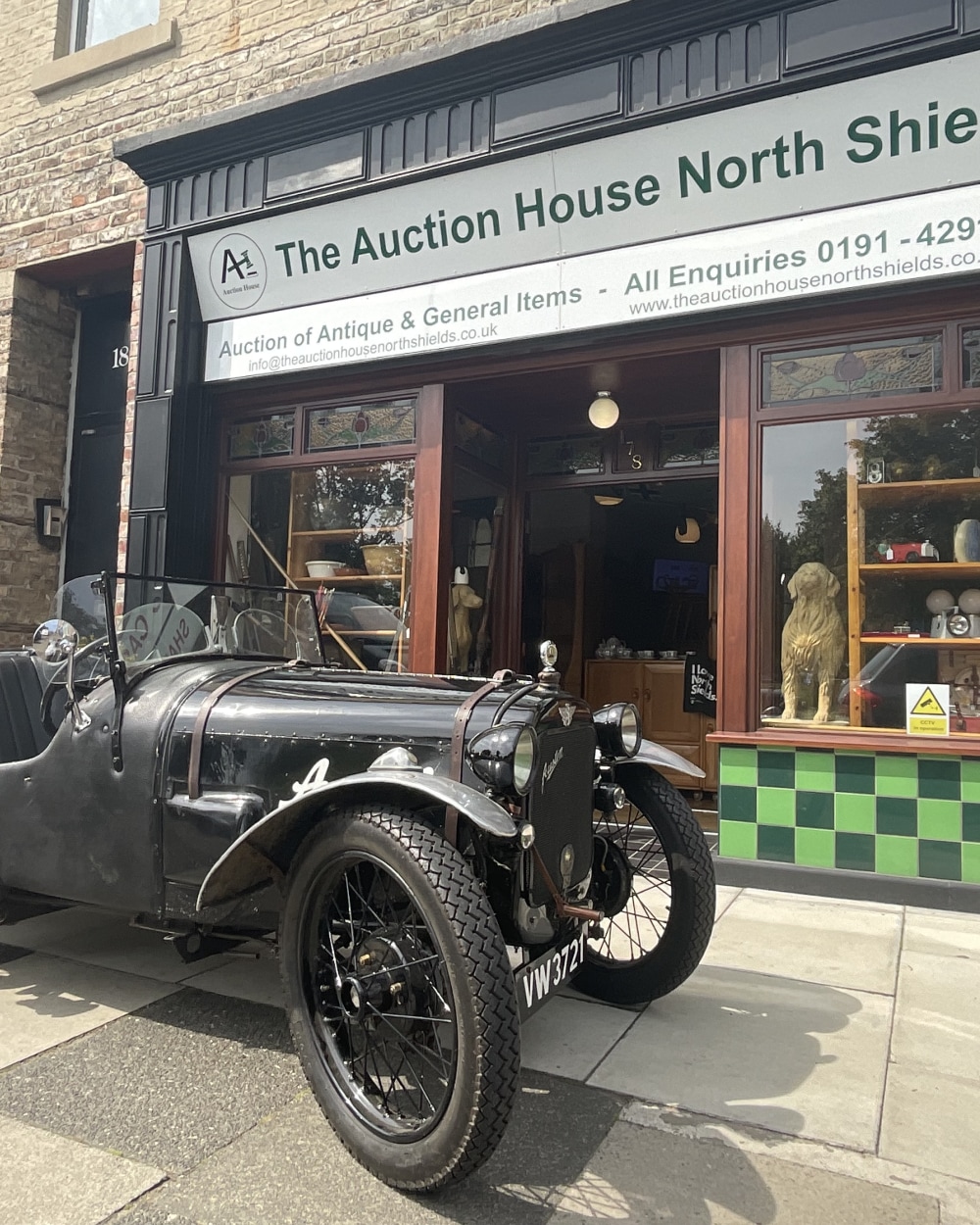 A full auction room on sale day in North Shields